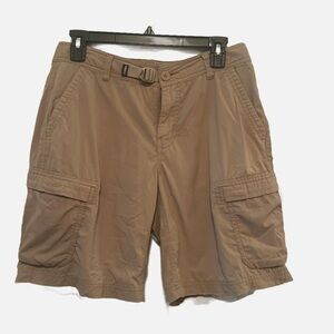 Casual Tan Cargo Shorts for Women